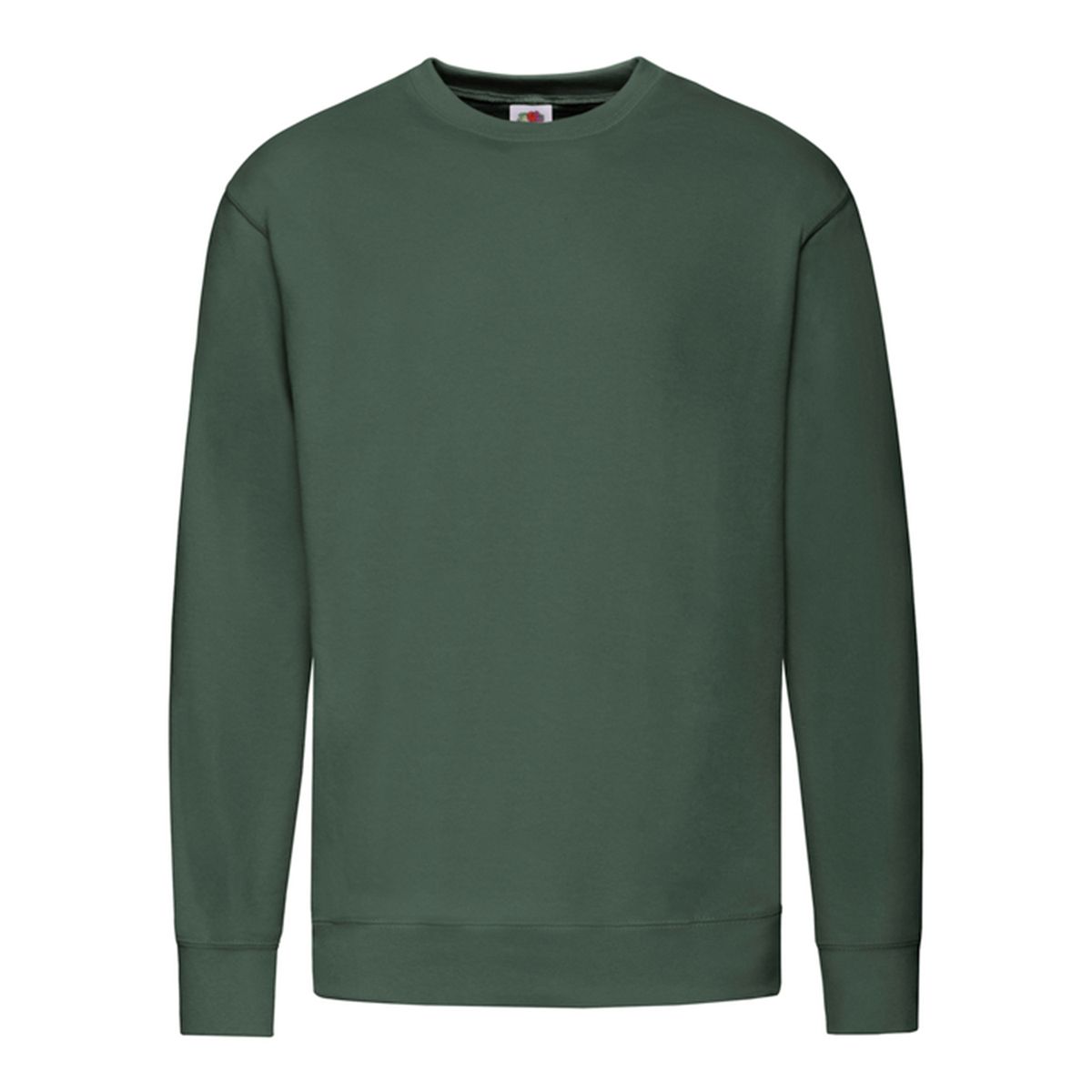 Klassisches Fleece-Sweatshirt mit Rundhals