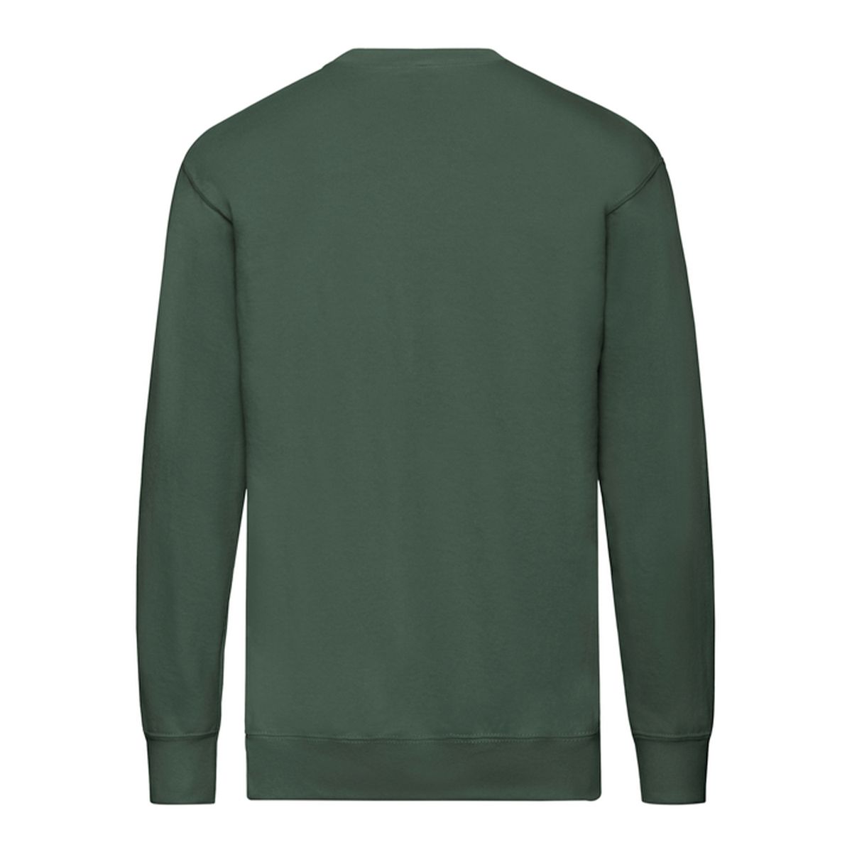 Klassisches Fleece-Sweatshirt mit Rundhals