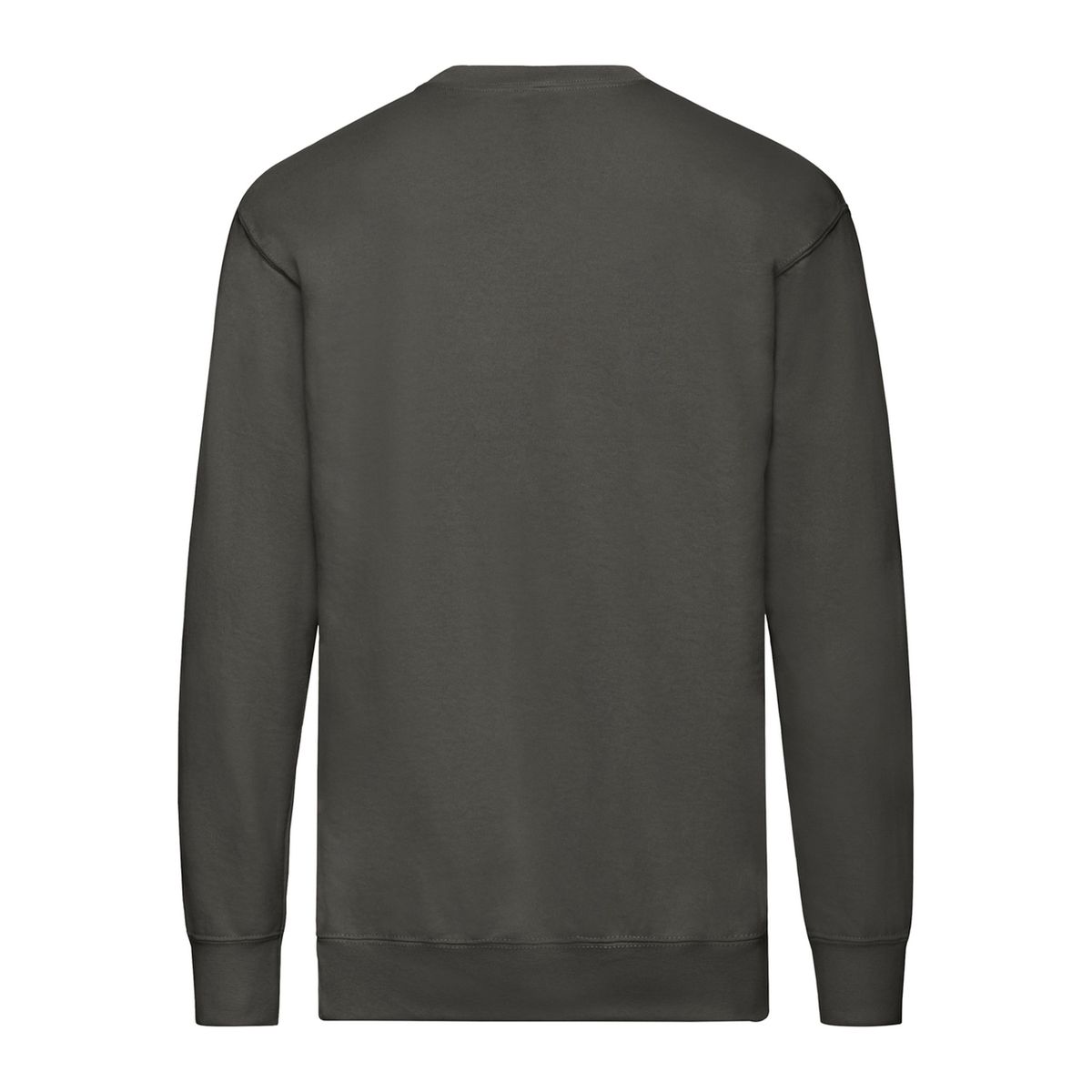 Klassisches Fleece-Sweatshirt mit Rundhalsausschnitt
