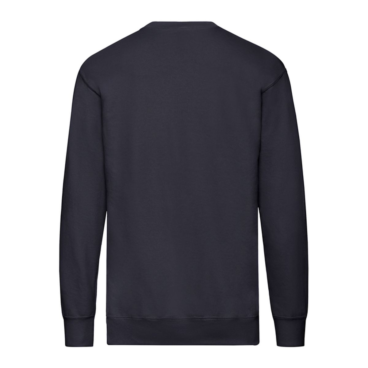 Klassisches Fleece-Sweatshirt mit Rundhalsausschnitt