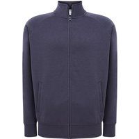 Zip-Sweatshirt mit Stehkragen und Raglanärmeln