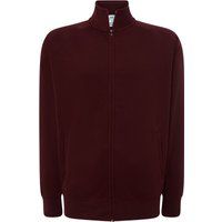 Raglan-Sweatshirt mit durchgehendem Reißverschluss