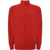 Raglan-Sweatshirt mit durchgehendem Reißverschluss
