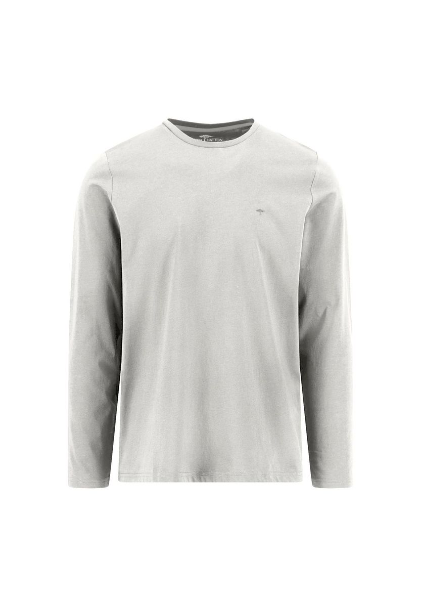 Klassisches Langarm Baumwoll T-Shirt