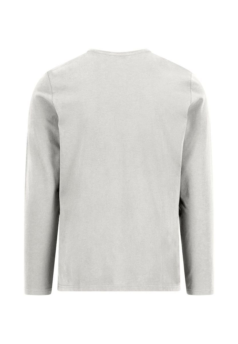 Klassisches Langarm Baumwoll T-Shirt