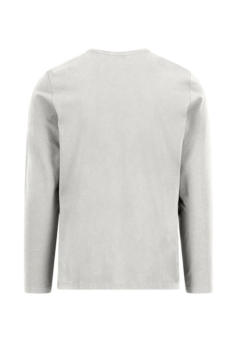 Klassisches Langarm Baumwoll T-Shirt