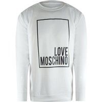 Minimalistisches Sweatshirt mit Box-Logo