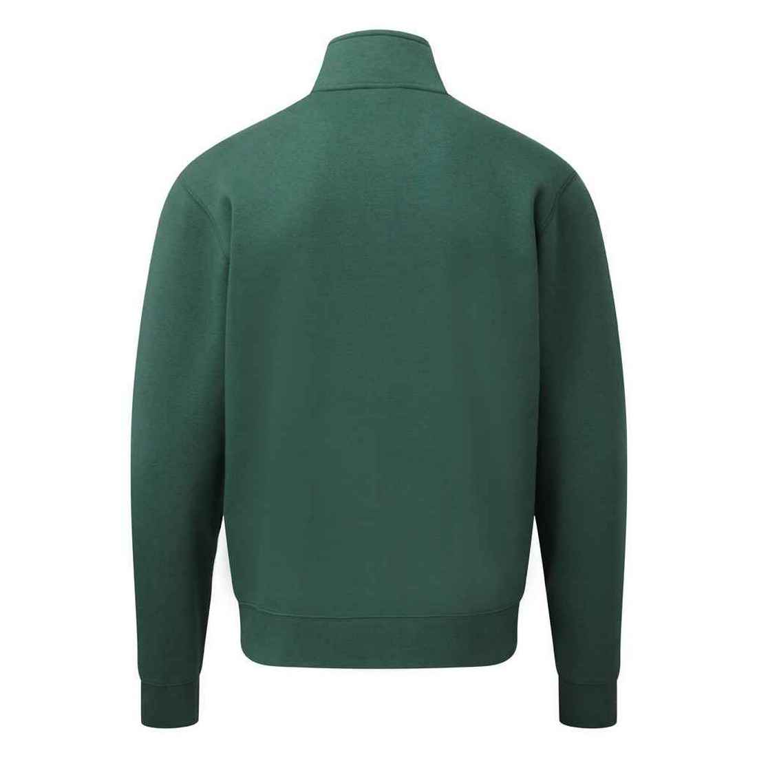 Sweatjacke mit Stehkragen und Reißverschluss