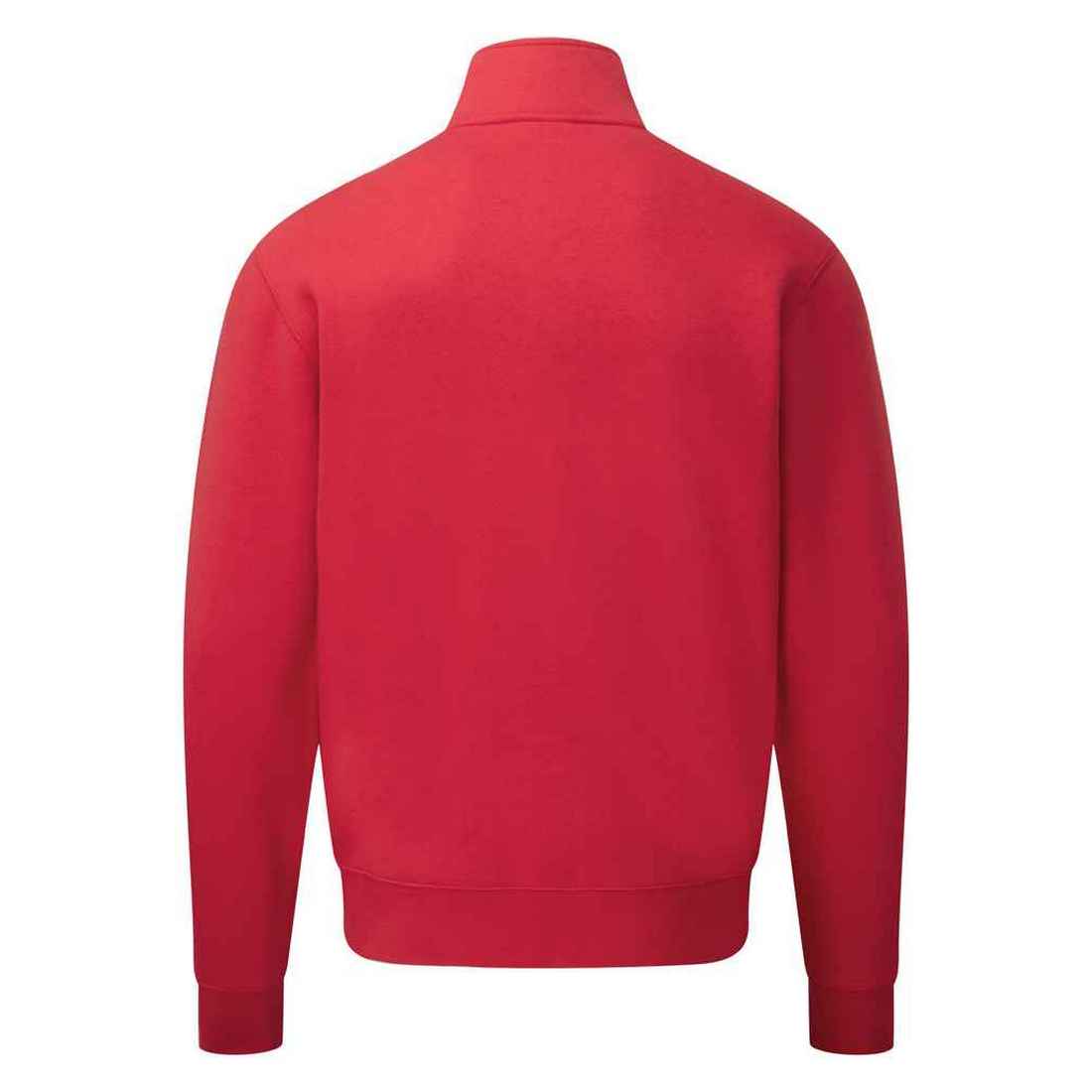 Sweatjacke mit Stehkragen und Reißverschluss
