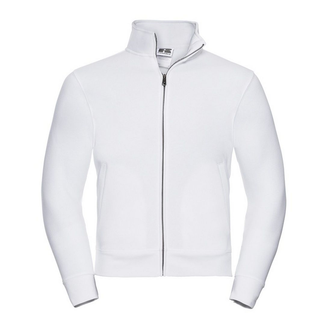 Minimalistische Sweatjacke mit Stehkragen