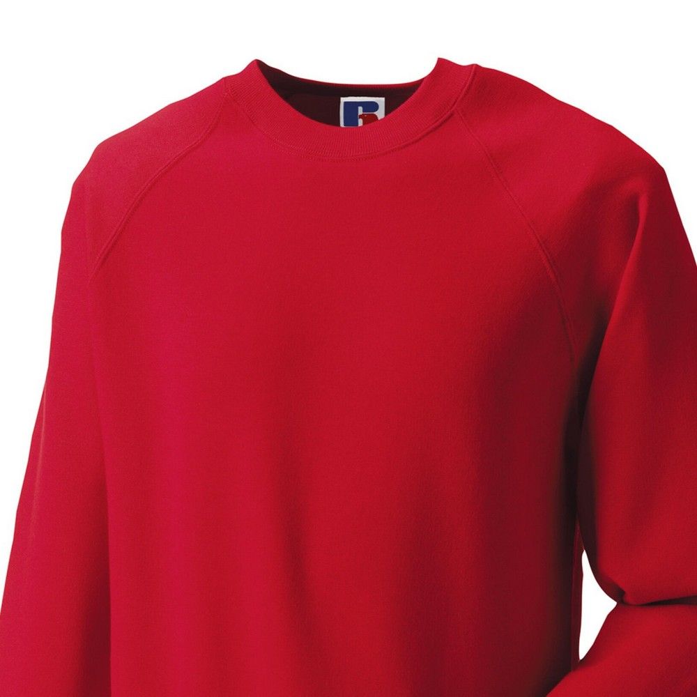 Klassisches Raglan-Sweatshirt mit Rundhals