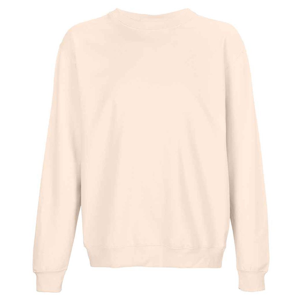 Klassisches Fleece-Sweatshirt mit Rundhalsausschnitt
