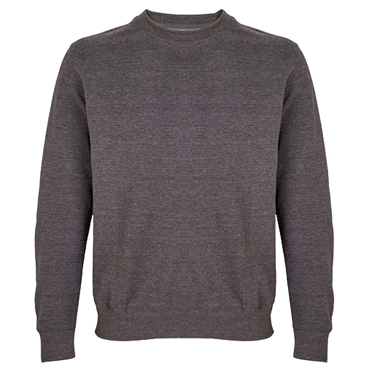 Klassisches Fleece-Sweatshirt mit Rundhalsausschnitt