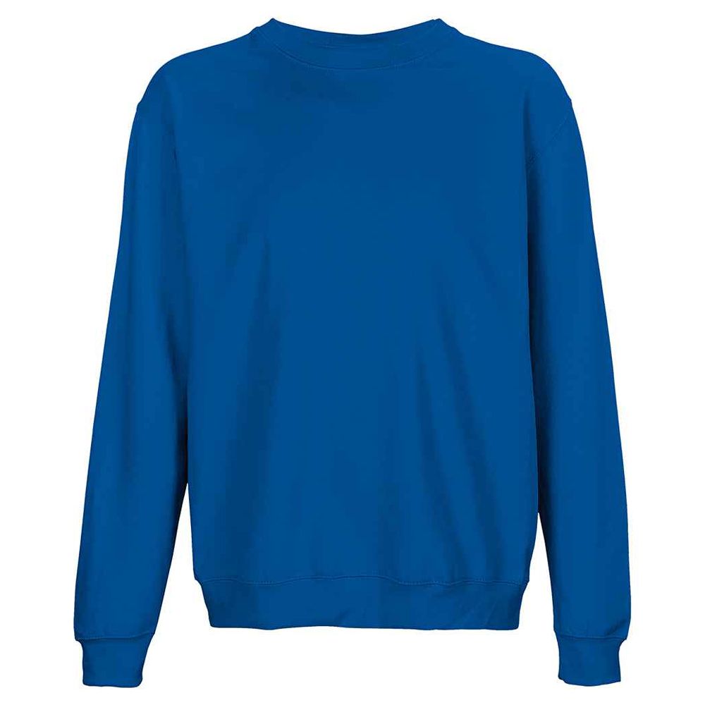 Klassisches Rundhals-Sweatshirt mit angerautem Fleece