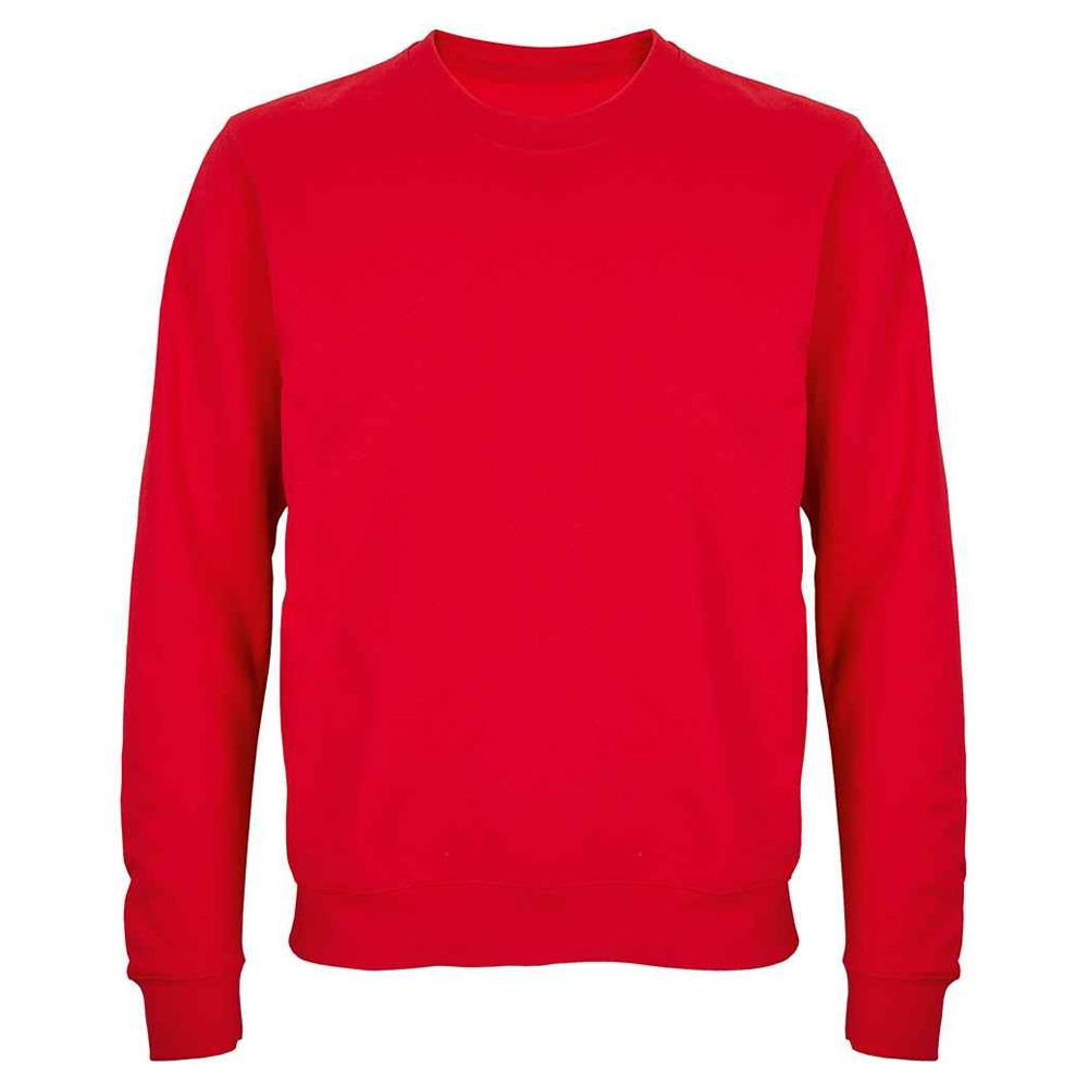 Klassisches Fleece-Sweatshirt mit Rundhalsausschnitt