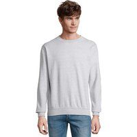 Klassisches Fleece-Sweatshirt mit Rundhalsausschnitt