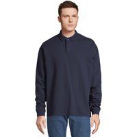 Schweres Langarm-Polo-Sweatshirt