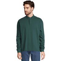 Oversized Langarm-Polo-Sweatshirt