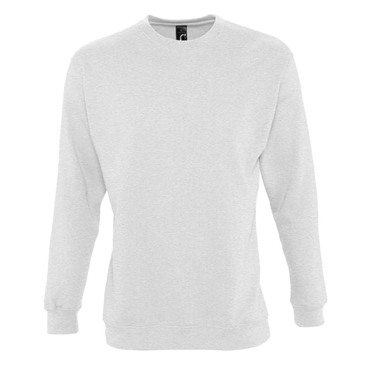 Klassisches Fleece-Sweatshirt mit Rundhalsausschnitt
