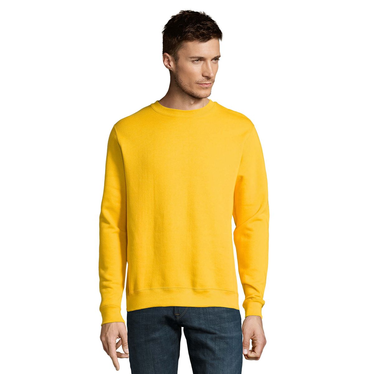 Klassisches Rundhals-Sweatshirt aus Fleece