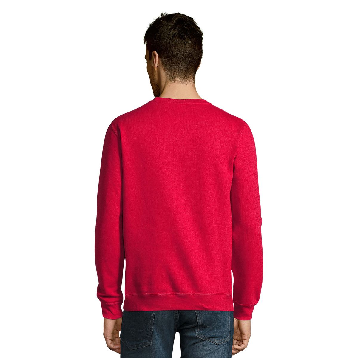 Essentielles Fleece-Sweatshirt mit Rundhalsausschnitt