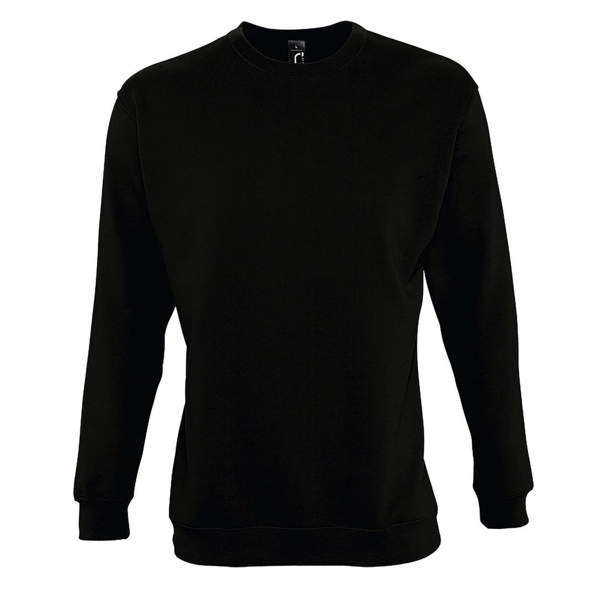 Klassisches Fleece-Sweatshirt mit Rundhalsausschnitt