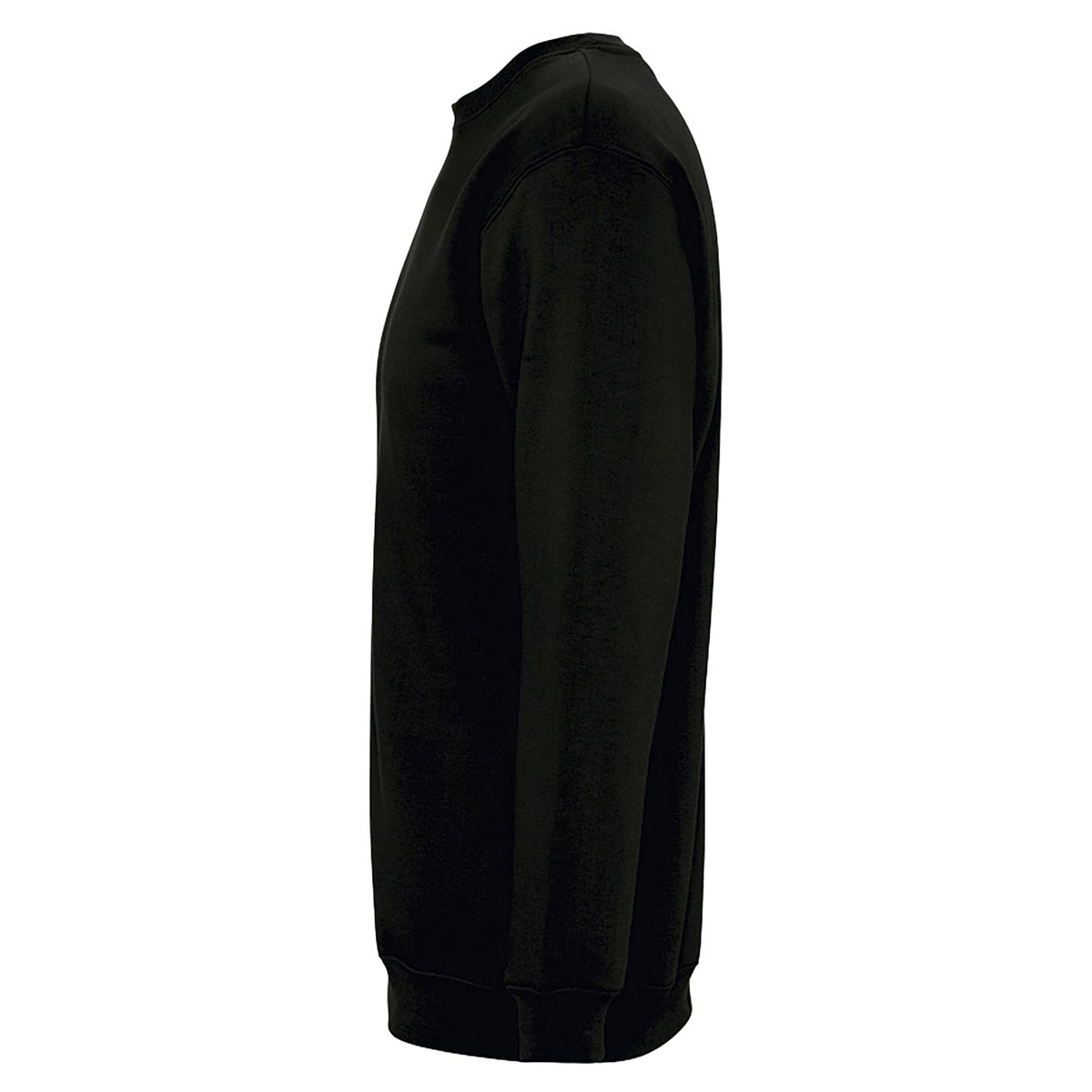 Klassisches Fleece-Sweatshirt mit Rundhalsausschnitt