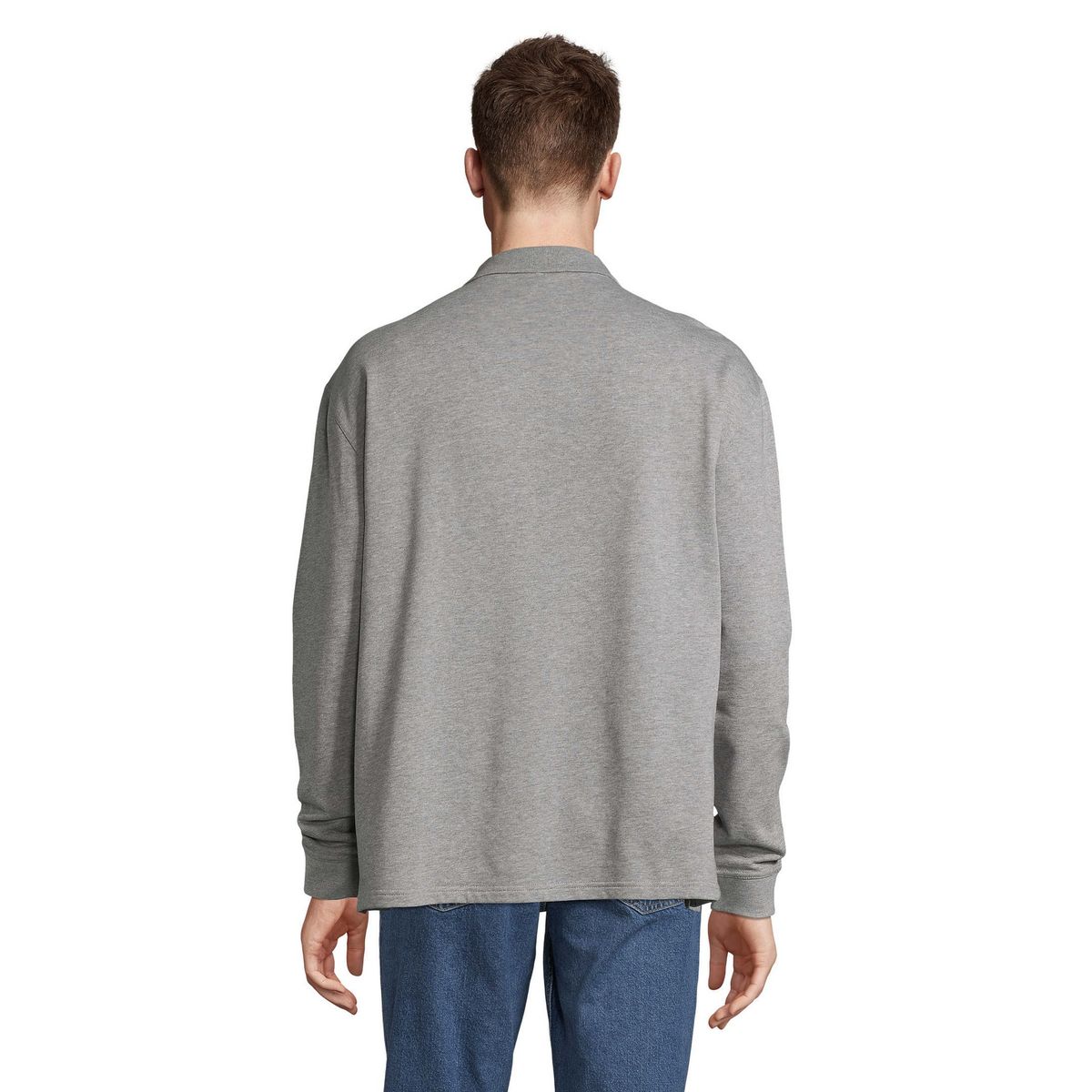 Oversized Heritage Polo-Sweatshirt