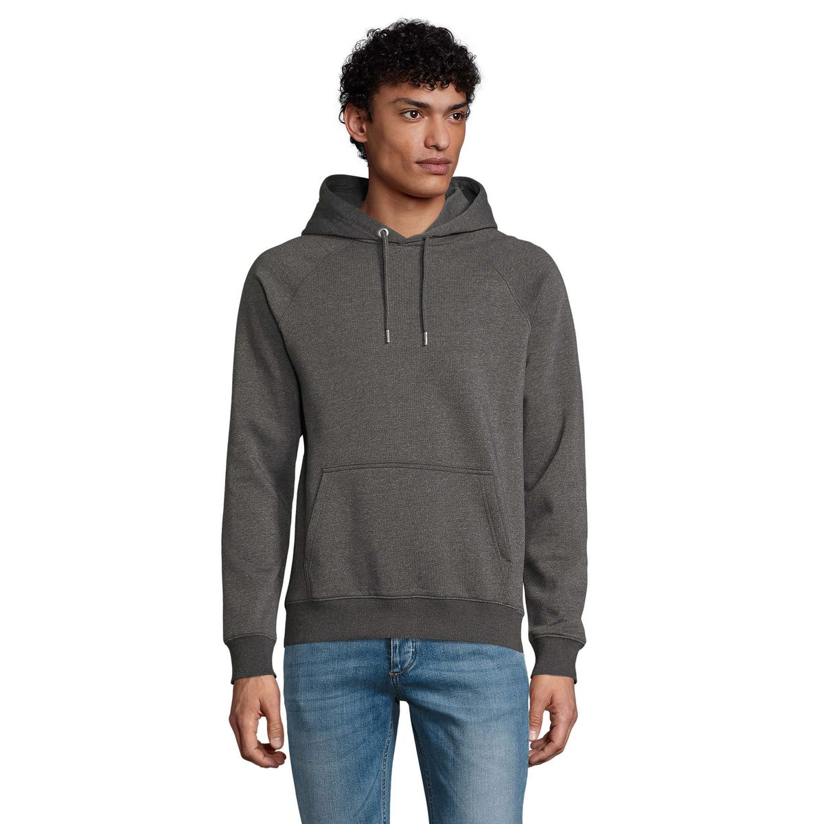 Klassischer Raglan Kapuzenpullover