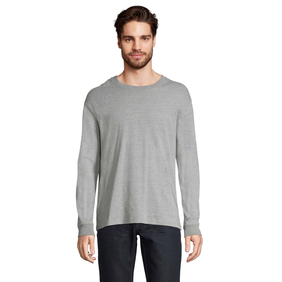 Oversized Langarmshirt aus Bio-Baumwolle