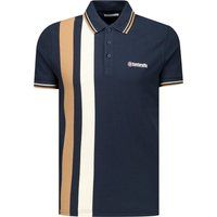 Piqué-Poloshirt mit vertikalen Streifen