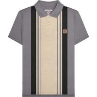 Klassisches Gestreiftes Piqué-Poloshirt