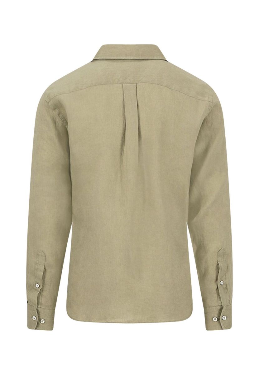 Premium Leinen Langarmhemd