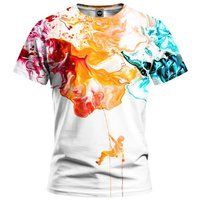 Künstlerisches Paint-Pour-Kletterer Shirt