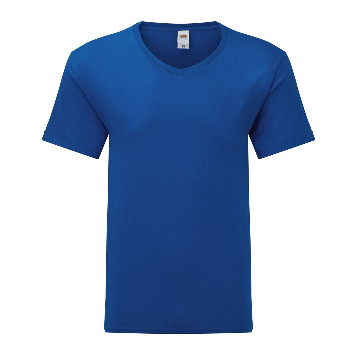 Klassisches Baumwoll-T-Shirt mit V-Ausschnitt