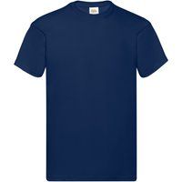 Essentielles Marineblaues Baumwoll T-Shirt