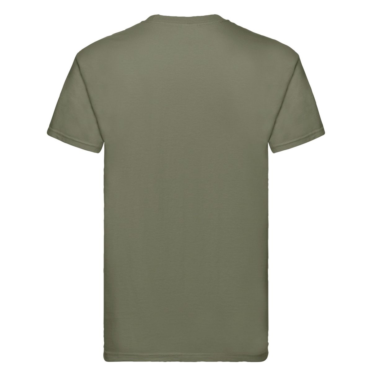 Schweres Baumwoll-T-Shirt mit Rundhalsausschnitt