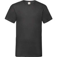 Klassisches Baumwoll-T-Shirt mit V-Ausschnitt