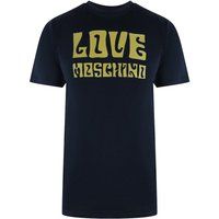 Baumwoll-T-Shirt mit Groovy-Logo-Print