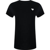 Klassisches Baumwoll-T-Shirt mit Herz-Logo
