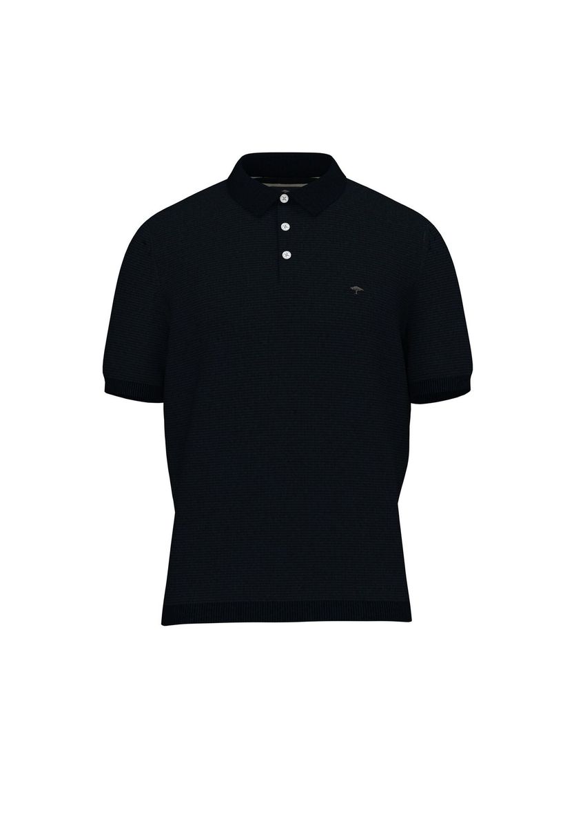 Piqué Strick Polohemd aus Baumwolle
