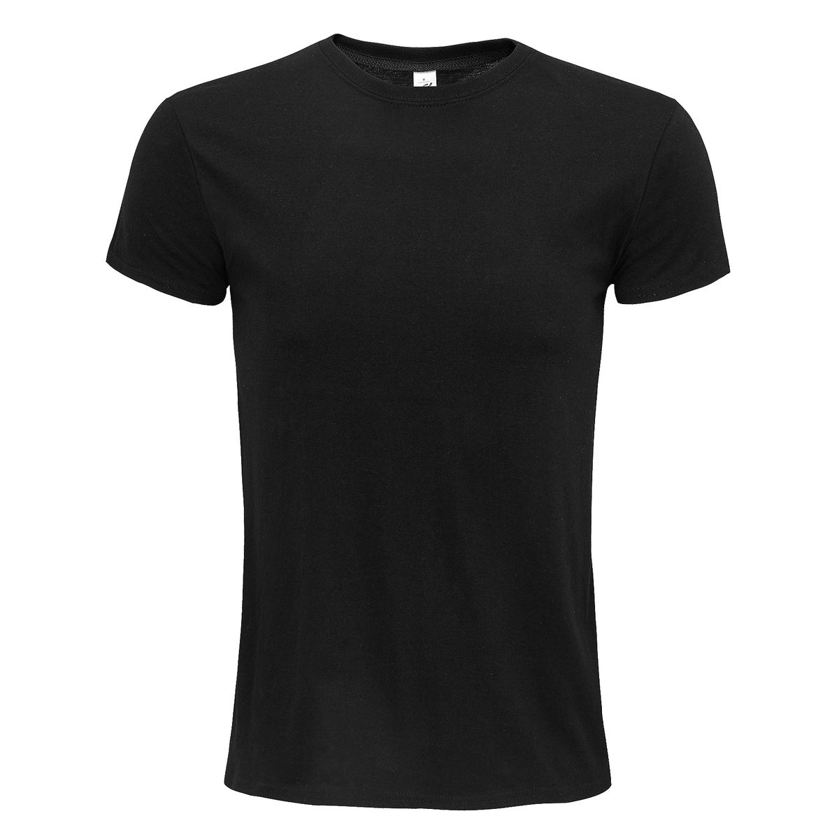Bio-Baumwoll-T-Shirt mit Rundhalsausschnitt