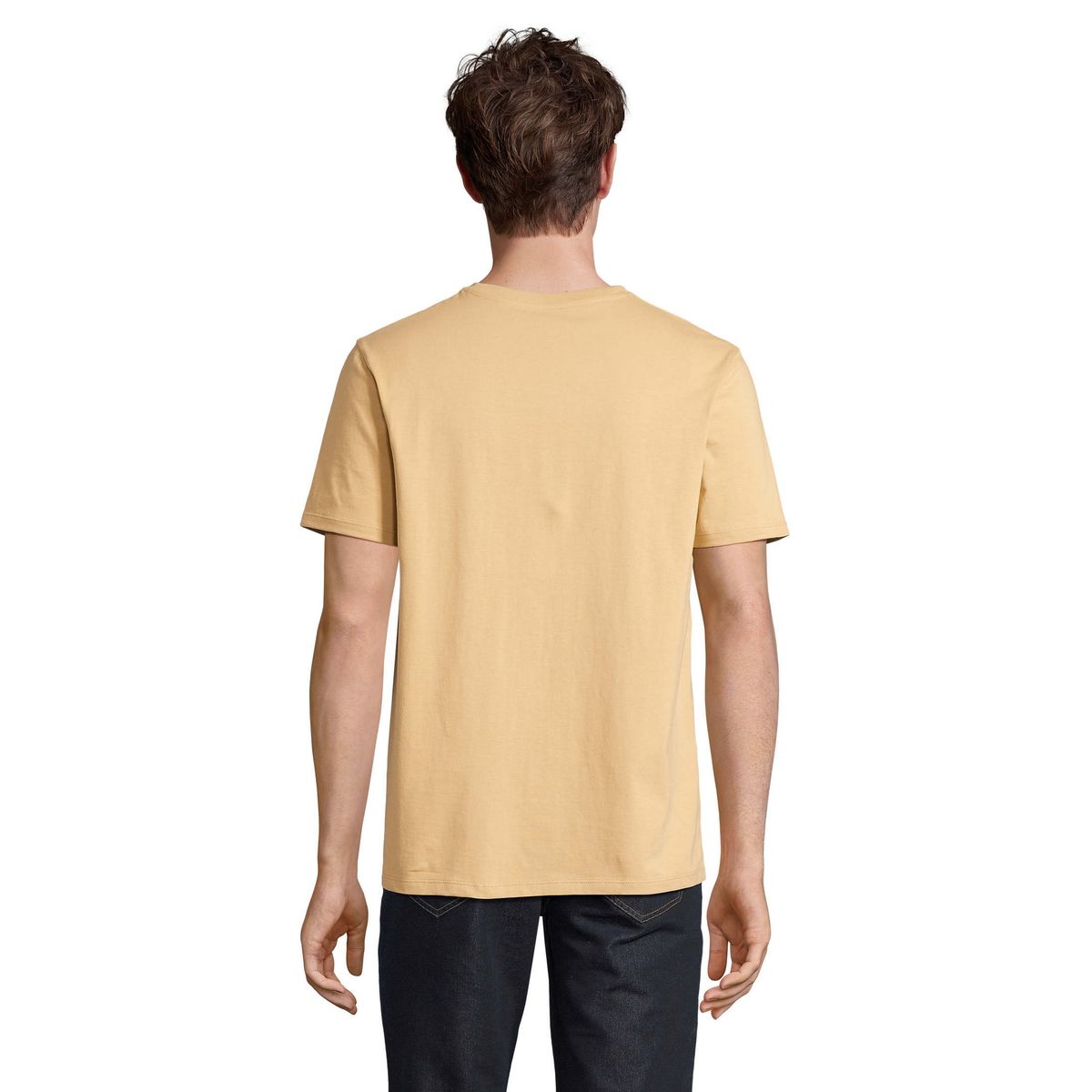 Bio-Baumwoll-T-Shirt mit Rundhalsausschnitt