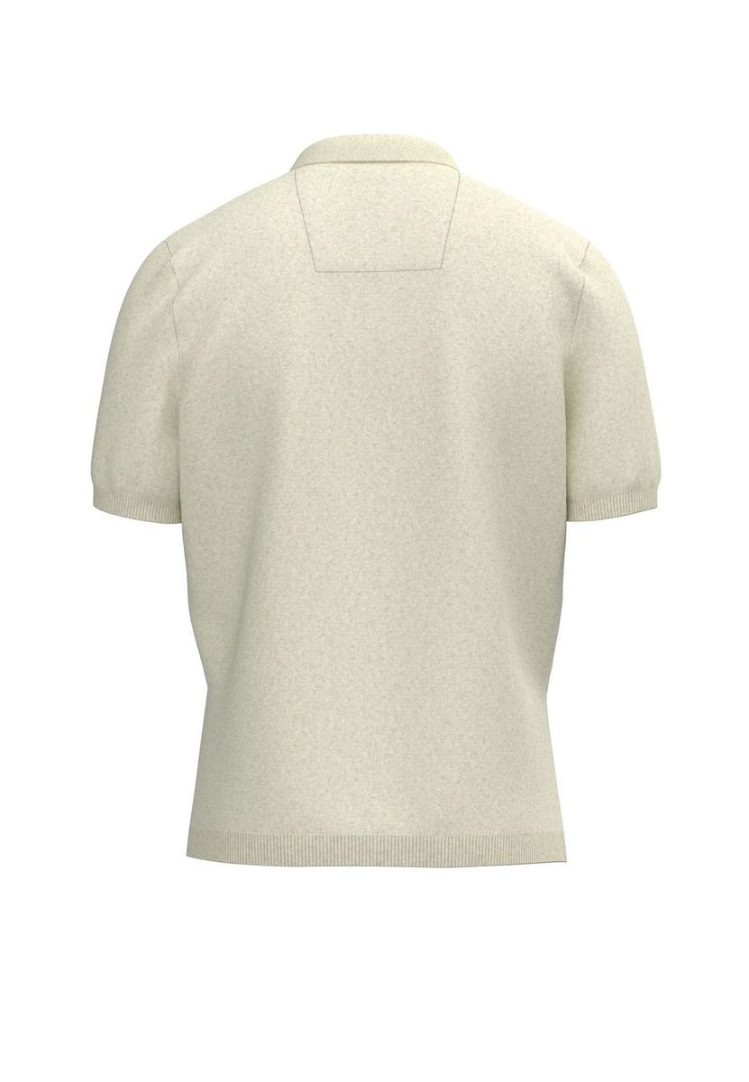 Klassisches Polohemd mit Strickmuster