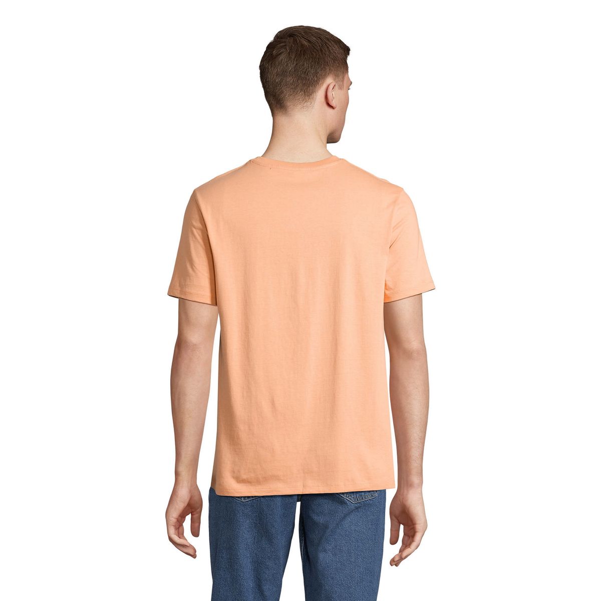 Bio-Baumwolle T-Shirt mit Rundhalsausschnitt