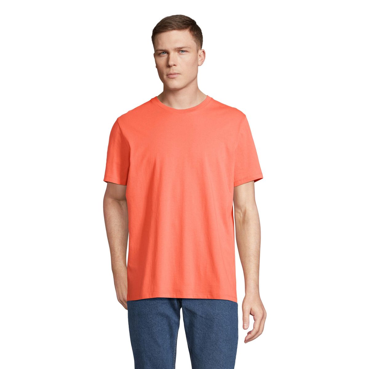 Klassisches Bio-Baumwoll Rundhalsshirt