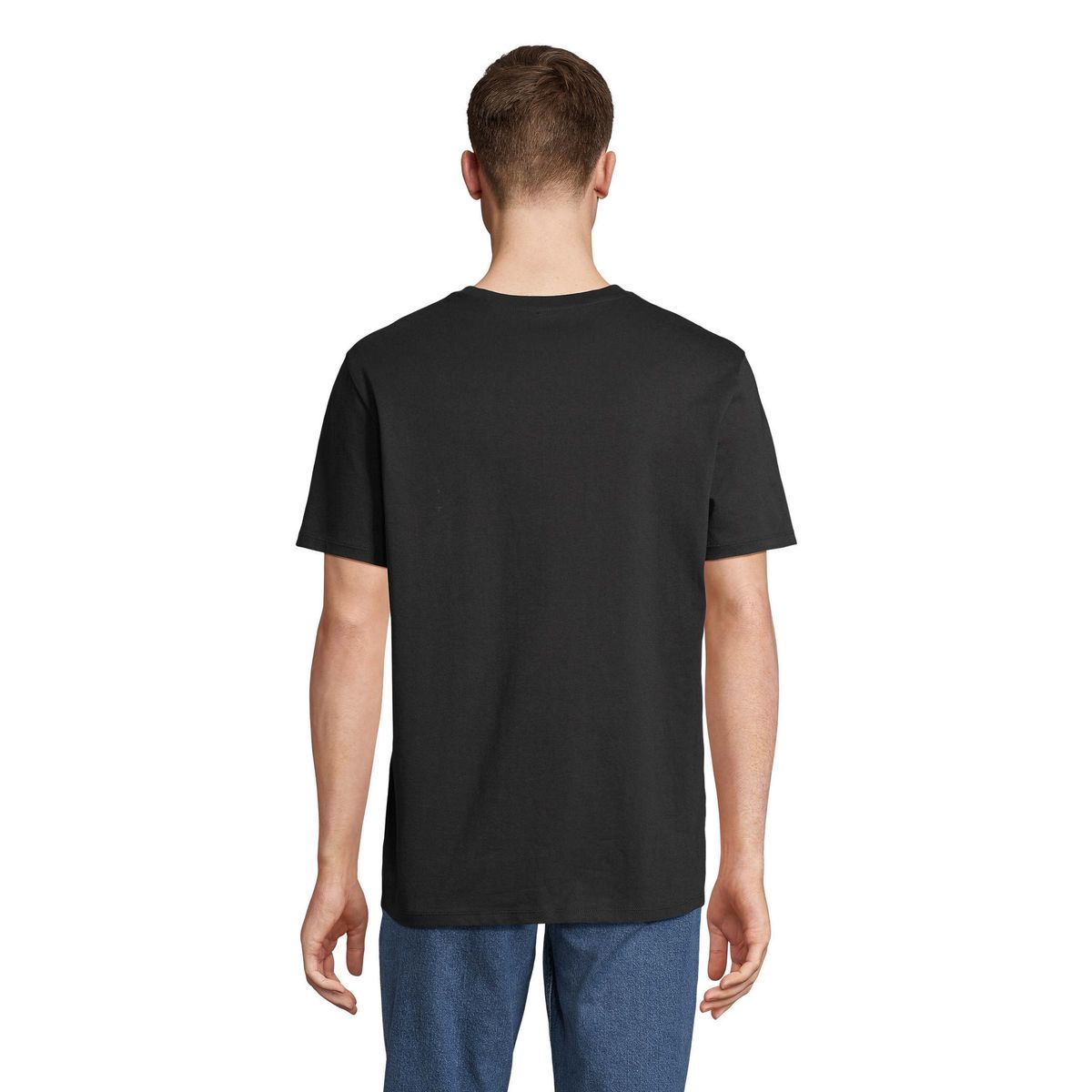 Klassisches Rundhals Bio-Baumwolle Shirt