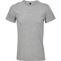 Klassisches Ringgesponnenes Rundhals T-Shirt