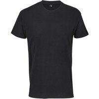 Klassisches Baumwollshirt mit Rundhalsausschnitt