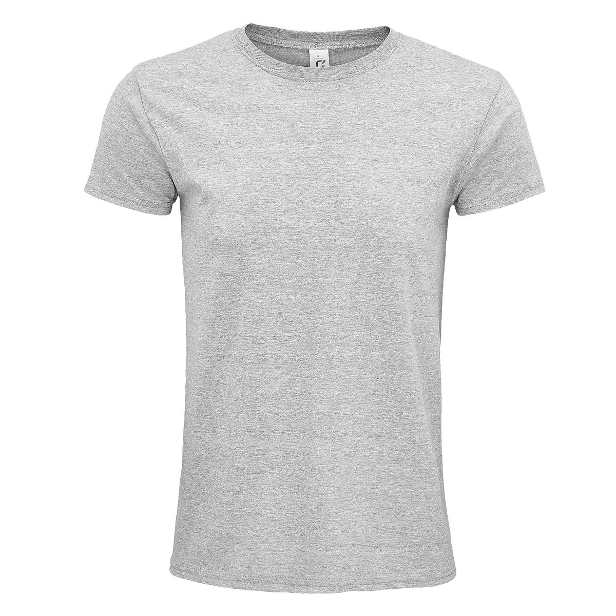 Bio-Baumwollshirt mit klassischem Rundhalsausschnitt
